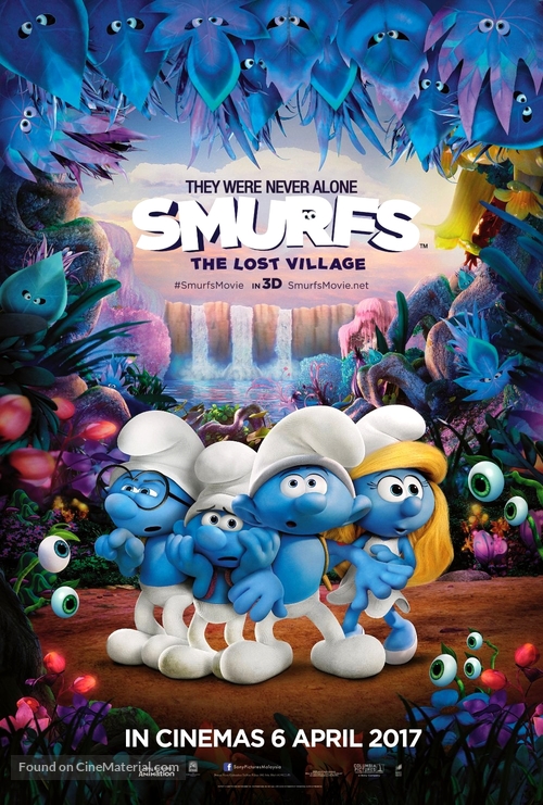 Smurfs: The Lost Village - Malaysian Movie Poster