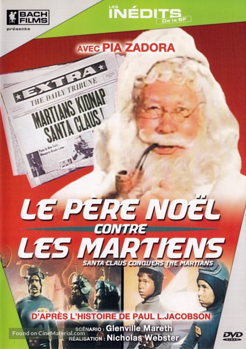 Santa Claus Conquers the Martians - French Movie Cover