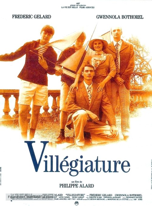 Vill&eacute;giature - French Movie Poster