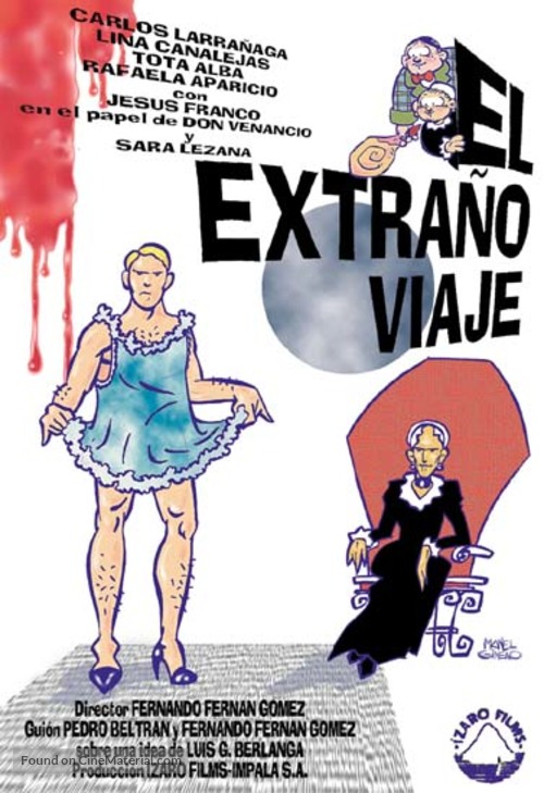 El extra&ntilde;o viaje - Spanish Movie Poster
