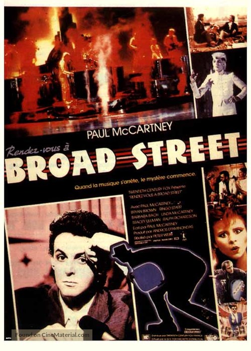 Give My Regards to Broad Street - French Movie Poster