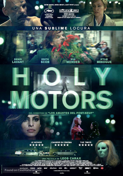 Holy Motors - Spanish Movie Poster