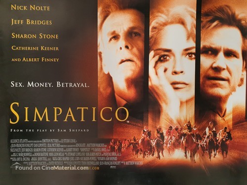 Simpatico - British Movie Poster