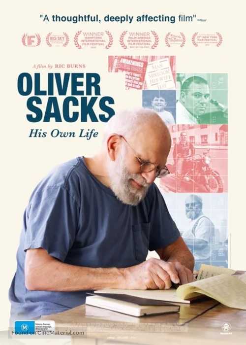 Oliver Sacks: His Own Life - Australian Movie Poster