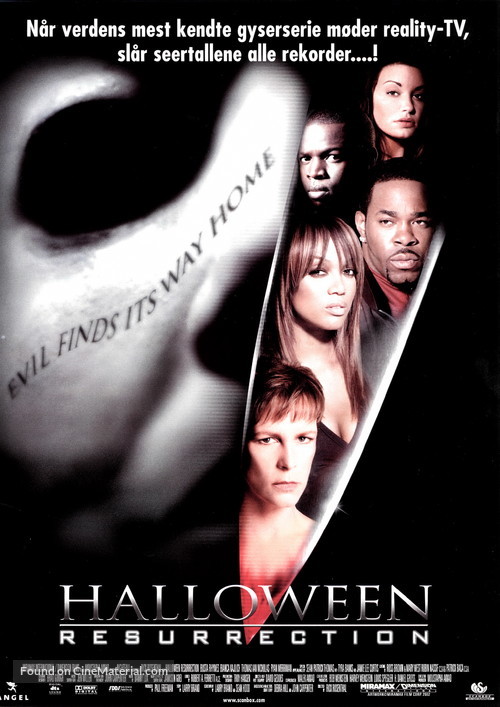 Halloween Resurrection - Danish Movie Poster