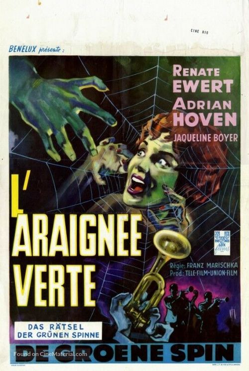 R&auml;tsel der gr&uuml;nen Spinne, Das - Belgian Movie Poster