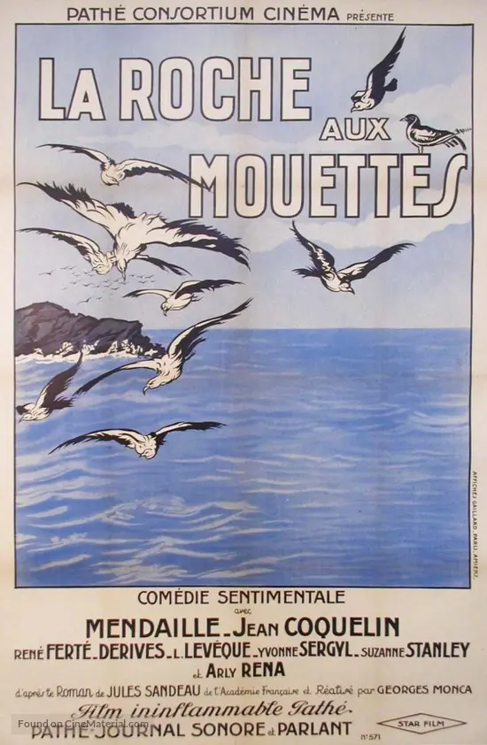 Roche aux mouettes, La - French Movie Poster