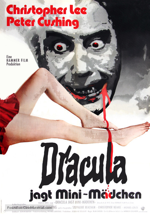 Dracula A.D. 1972 - German Movie Poster