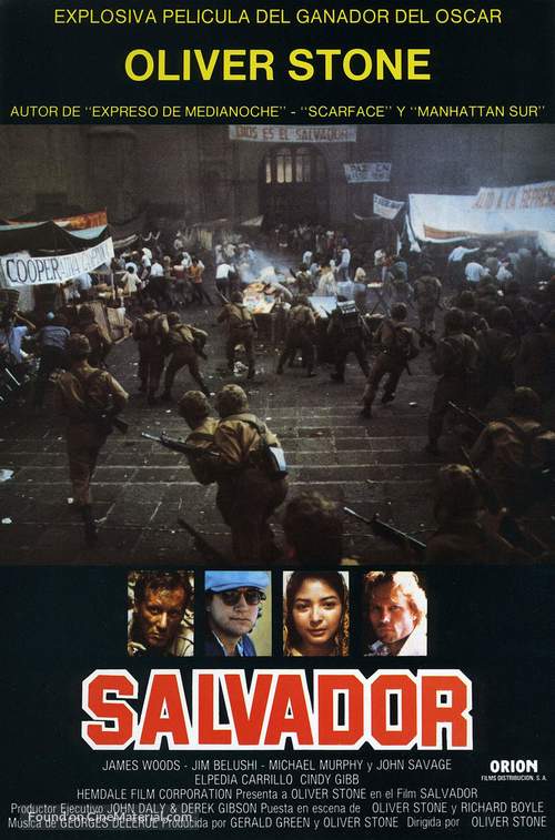 Salvador - Spanish Movie Poster