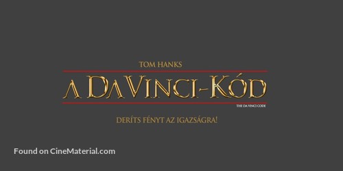 The Da Vinci Code - Hungarian Logo