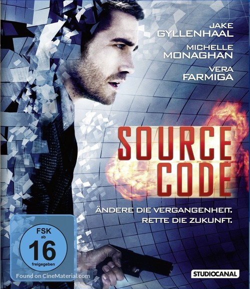 Source Code - German Blu-Ray movie cover