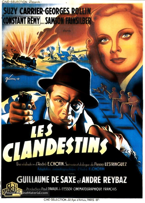 Les clandestins - French Movie Poster