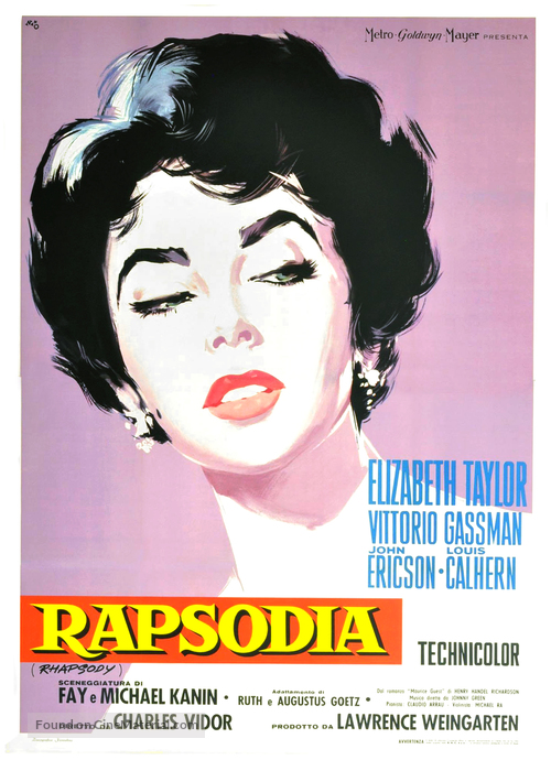 Rhapsody - Italian Movie Poster