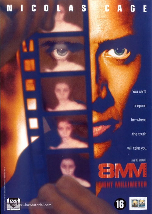 8mm - Dutch DVD movie cover