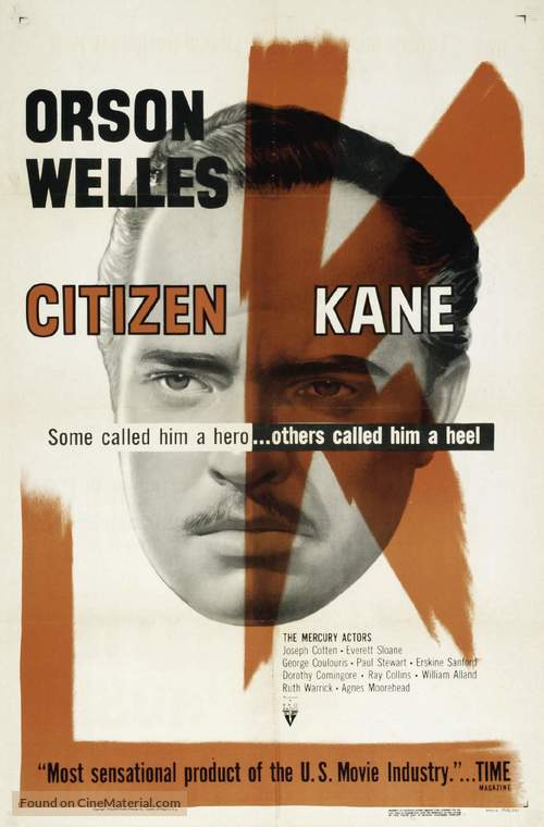 Citizen Kane - Re-release movie poster