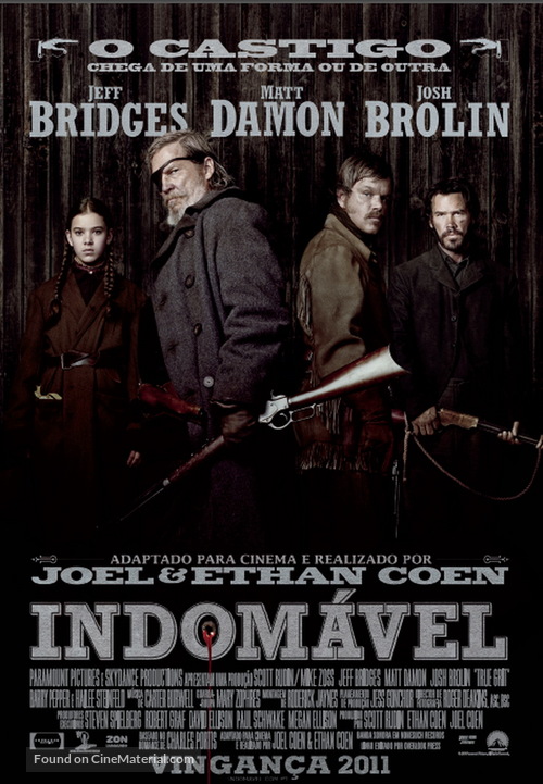 True Grit - Portuguese Movie Poster