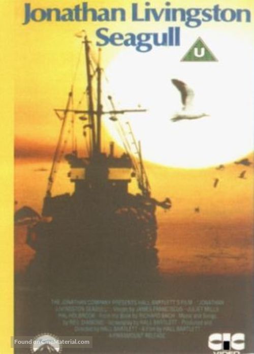 Jonathan Livingston Seagull - British VHS movie cover