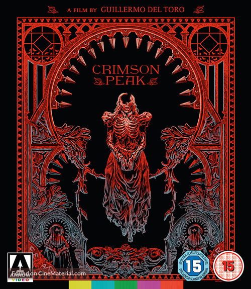 Crimson Peak - British Blu-Ray movie cover