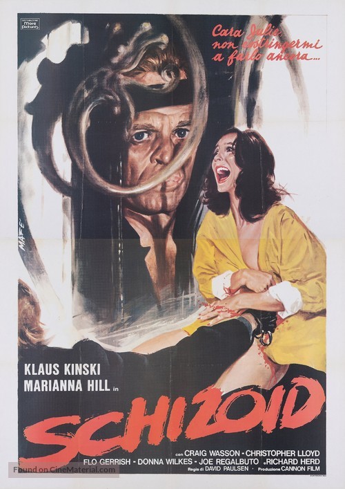 Schizoid - Italian Movie Poster