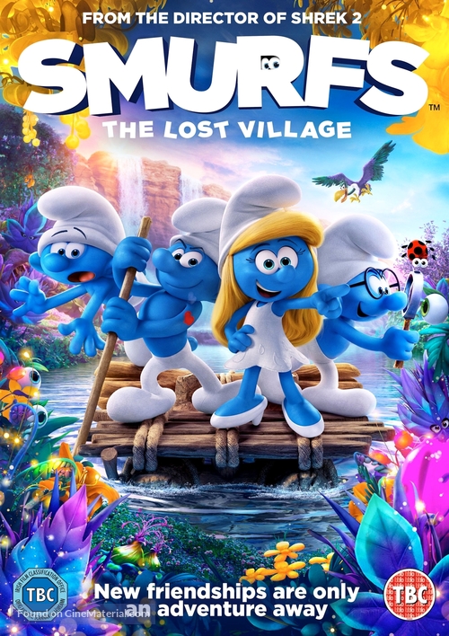 Smurfs: The Lost Village - British Movie Cover