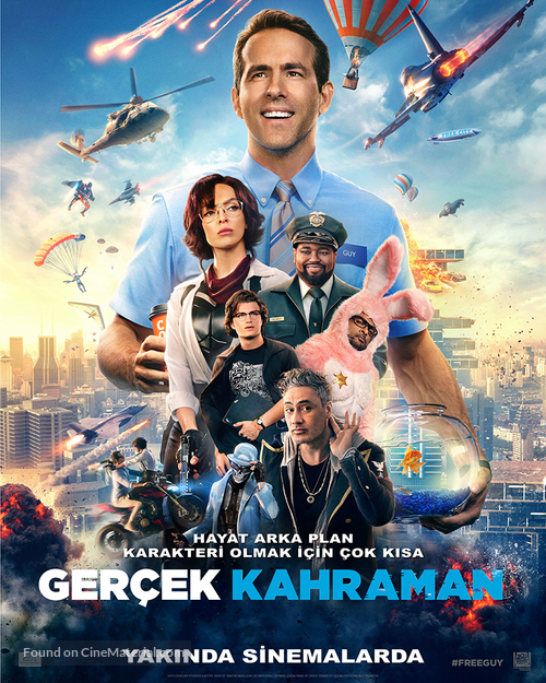 Free Guy - Turkish Movie Poster