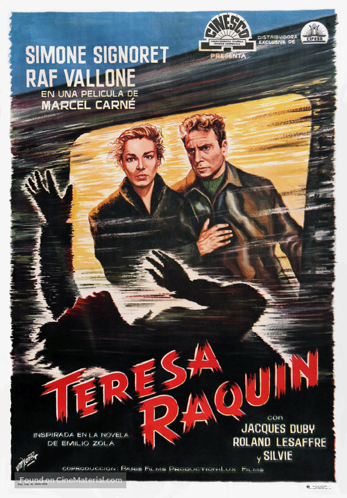 Th&egrave;r&eacute;se Raquin - Spanish Movie Poster