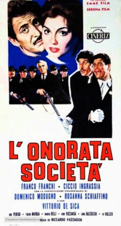 L&#039;onorata societ&agrave; - Italian Movie Poster