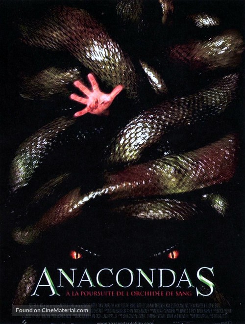 Anacondas: The Hunt For The Blood Orchid - French Movie Poster