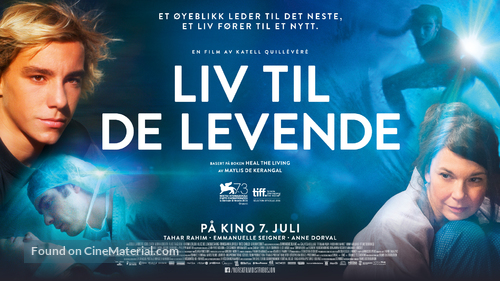 R&eacute;parer les vivants - Norwegian Movie Poster