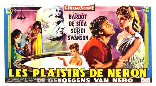 Mio figlio Nerone - Belgian Movie Poster