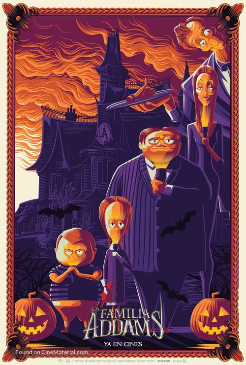 The Addams Family - Spanish Movie Poster