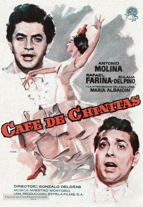 Caf&eacute; de Chinitas - Spanish Movie Poster