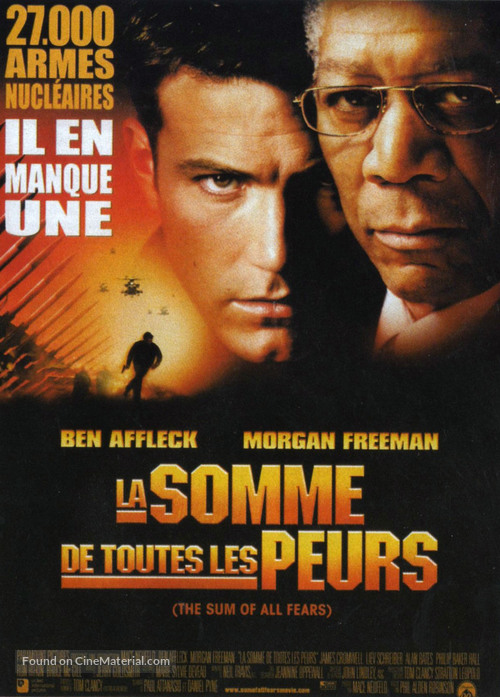 The Sum of All Fears - French Movie Poster