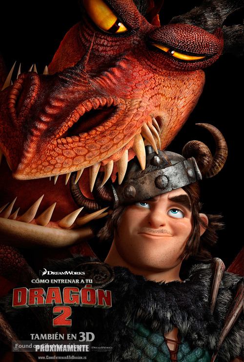 How to Train Your Dragon 2 - Spanish Movie Poster