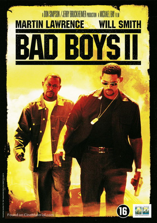 Bad Boys II - Dutch DVD movie cover