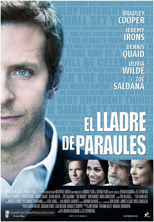 The Words - Andorran Movie Poster