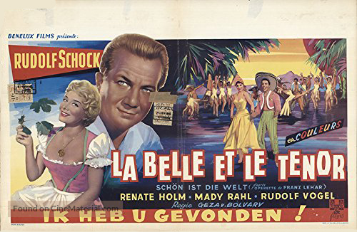 Sch&ouml;n ist die Welt - Belgian Movie Poster