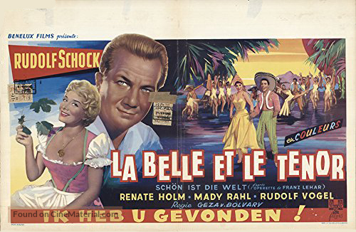 Sch&ouml;n ist die Welt - Belgian Movie Poster