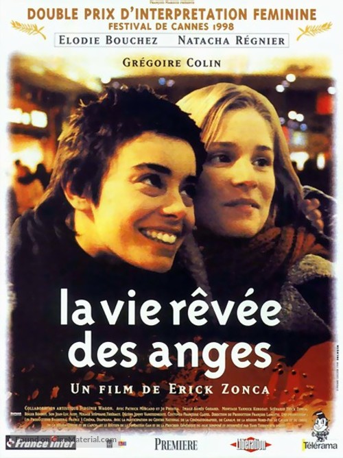 La vie r&ecirc;v&eacute;e des anges - French Movie Poster