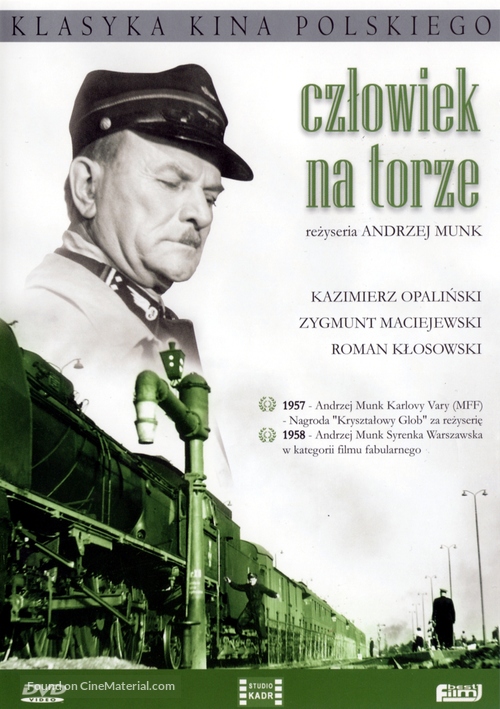 Czlowiek na torze - Polish DVD movie cover