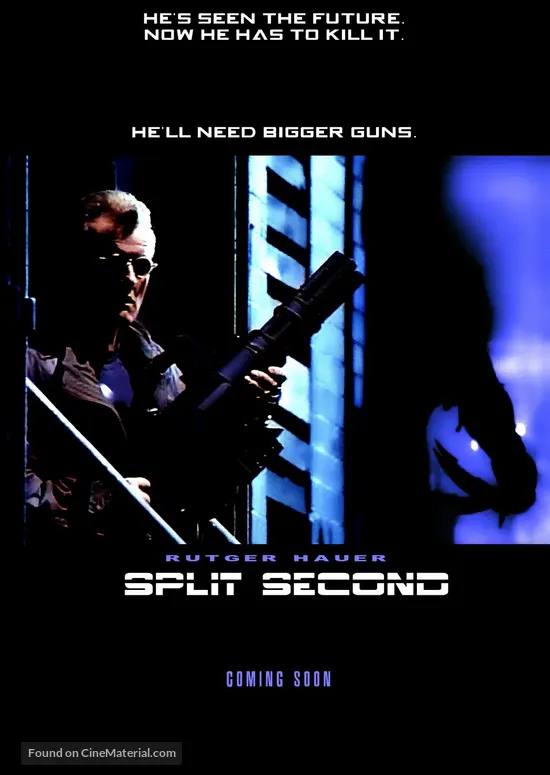 Split Second 1992 Movie Poster