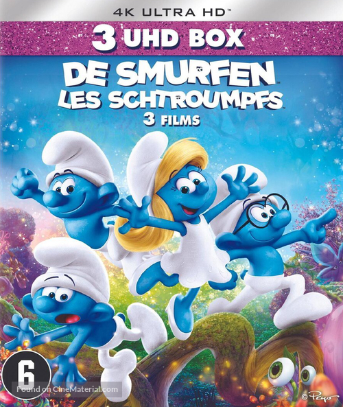 The Smurfs - Belgian Blu-Ray movie cover