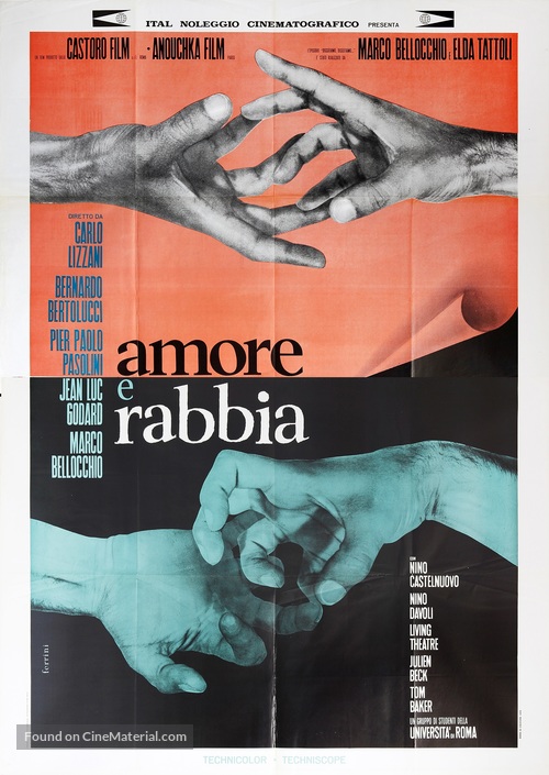 Amore e rabbia - Italian Movie Poster