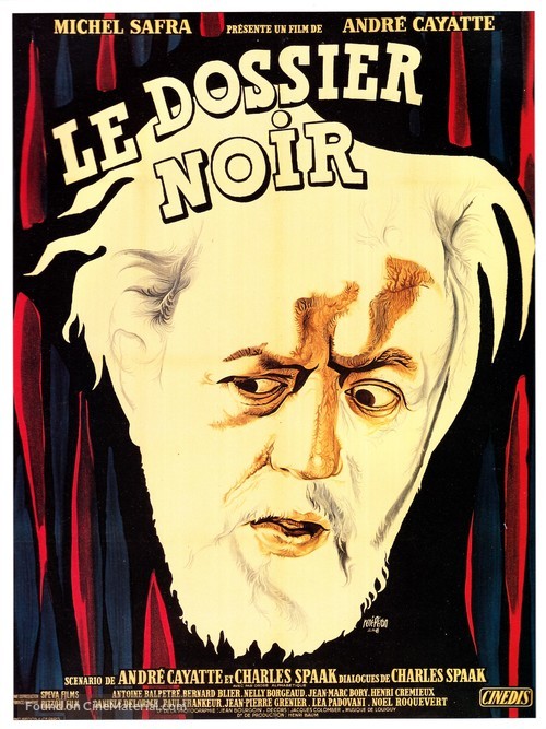 Le dossier noir - French Movie Poster