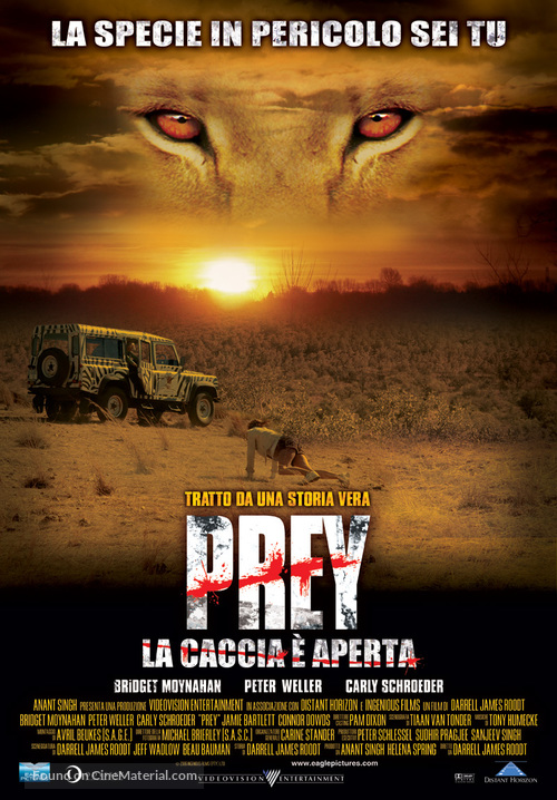 Prey - Italian Movie Poster
