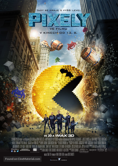 Pixels - Czech Movie Poster