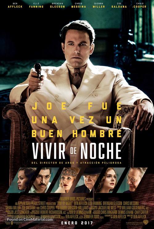 Live by Night - Argentinian Movie Poster