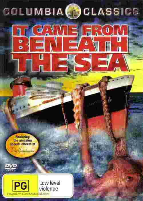 It Came from Beneath the Sea - Australian DVD movie cover
