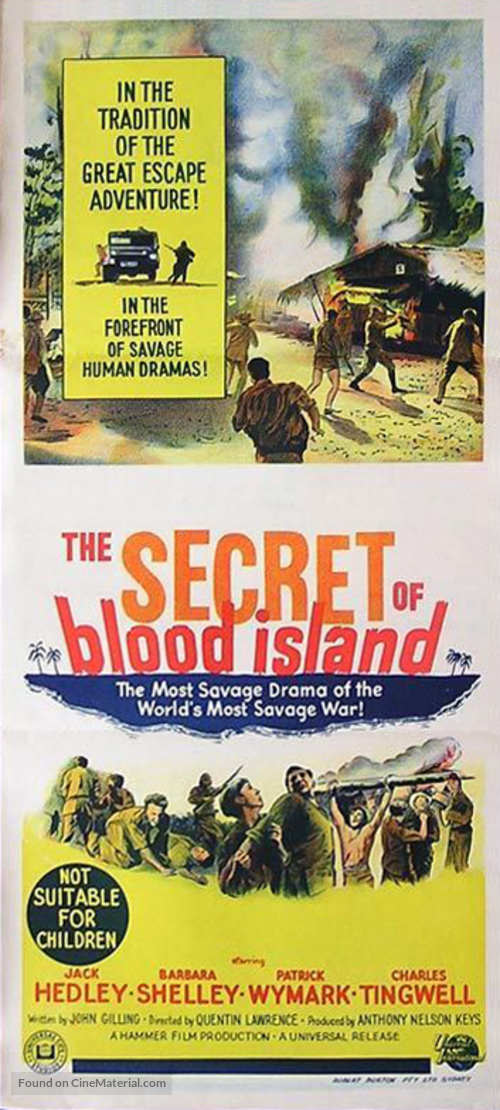 The Secret of Blood Island - Australian Movie Poster