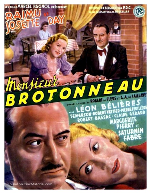 Monsieur Brotonneau - Belgian Movie Poster
